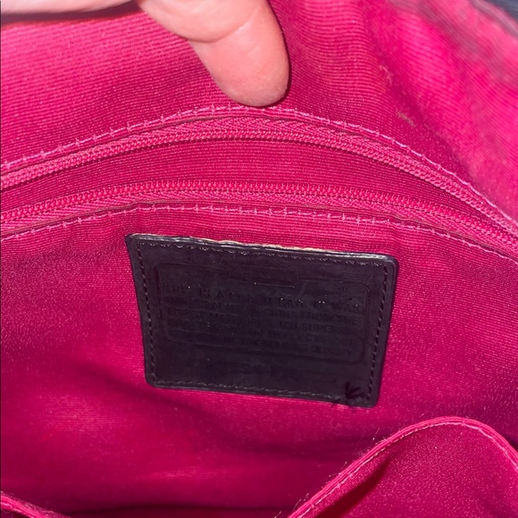 Coach Monogram Black and Gray Shoulder Bag - Picture 5 of 7